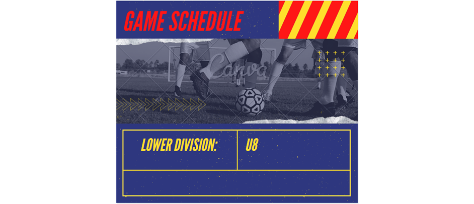 Spring 2023 - U8 schedule
