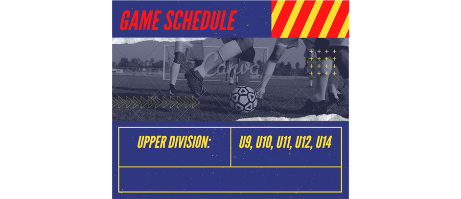 SPRING '23 - U9, U10, U11, U12, U14 schedules