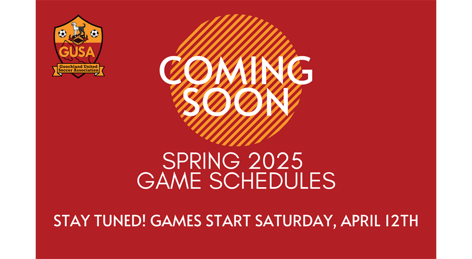 2025 Spring Game Schedules
