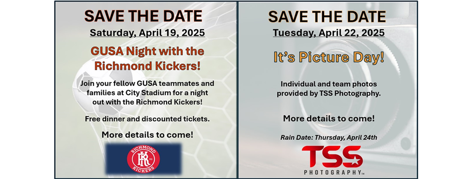 Spring 2025 Events - Save the Dates!