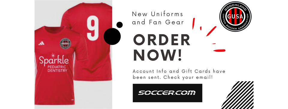 Order Your New Uniforms Now!