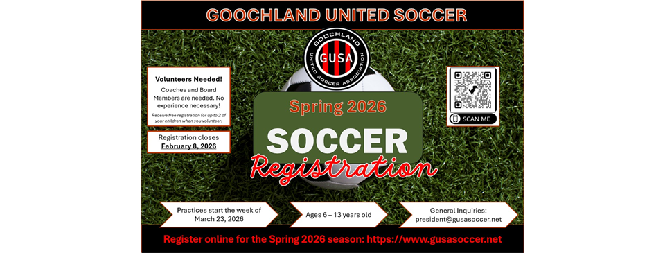 Register for the Spring 2026 season starting November 10th!