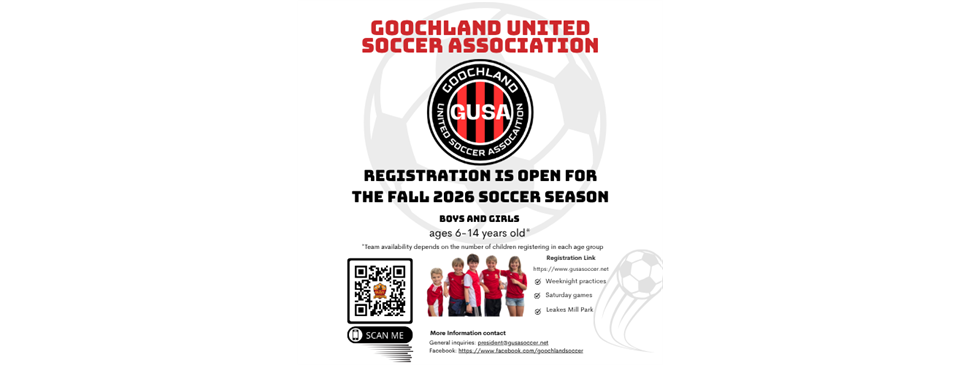 Register for the Fall 2026 season starting June 10th!